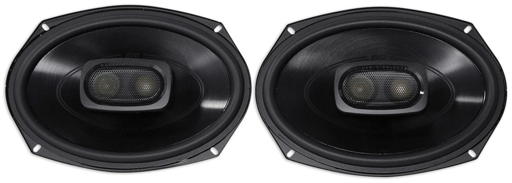 2) Polk Audio DB692 6X9" 450w Car Audio Marine/ATV/Motorcycle Speakers+Cyberbuds