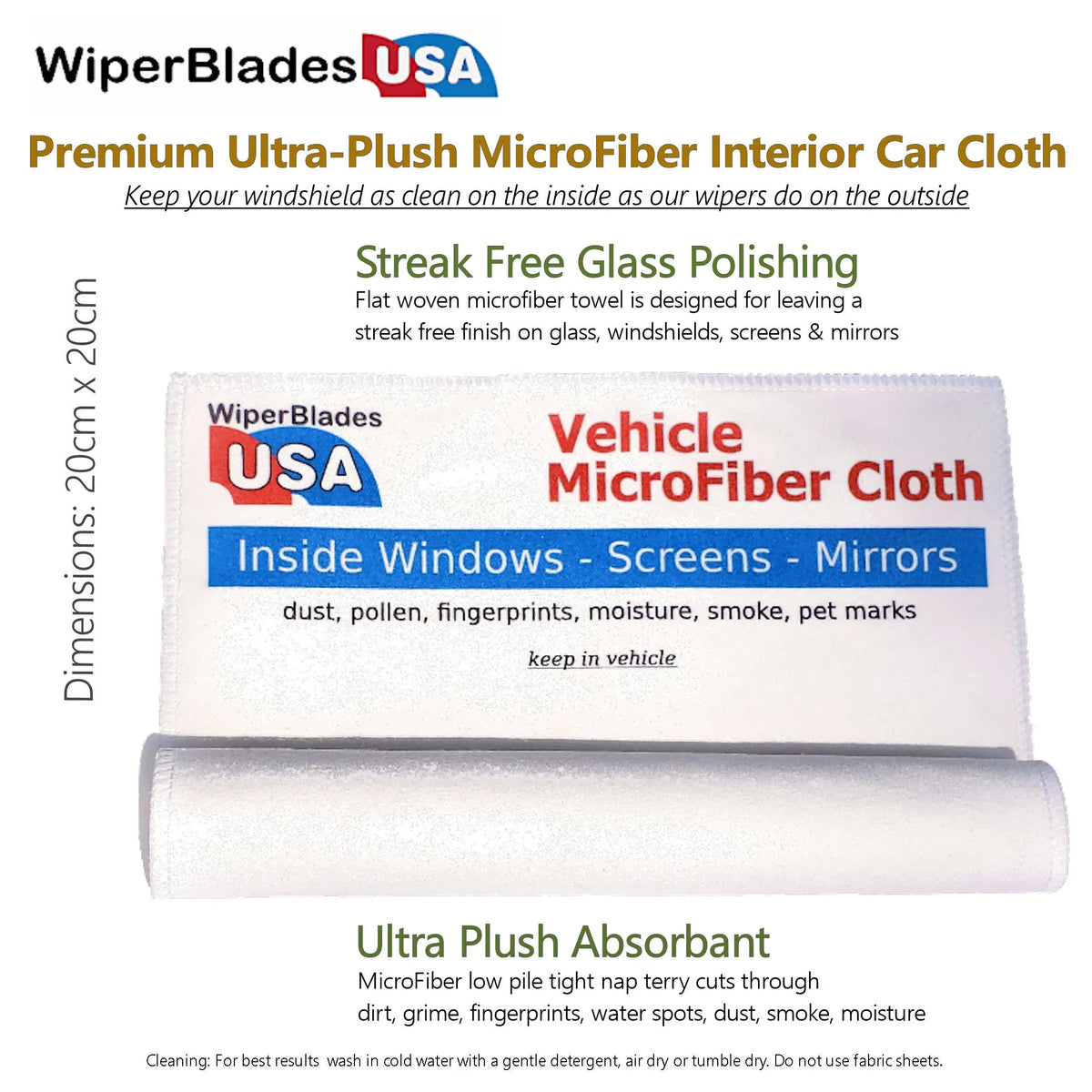 Wiper Blades (Set of 3) w/Rear Wiper suitable with 2018 Hyundai Santa Fe Sport