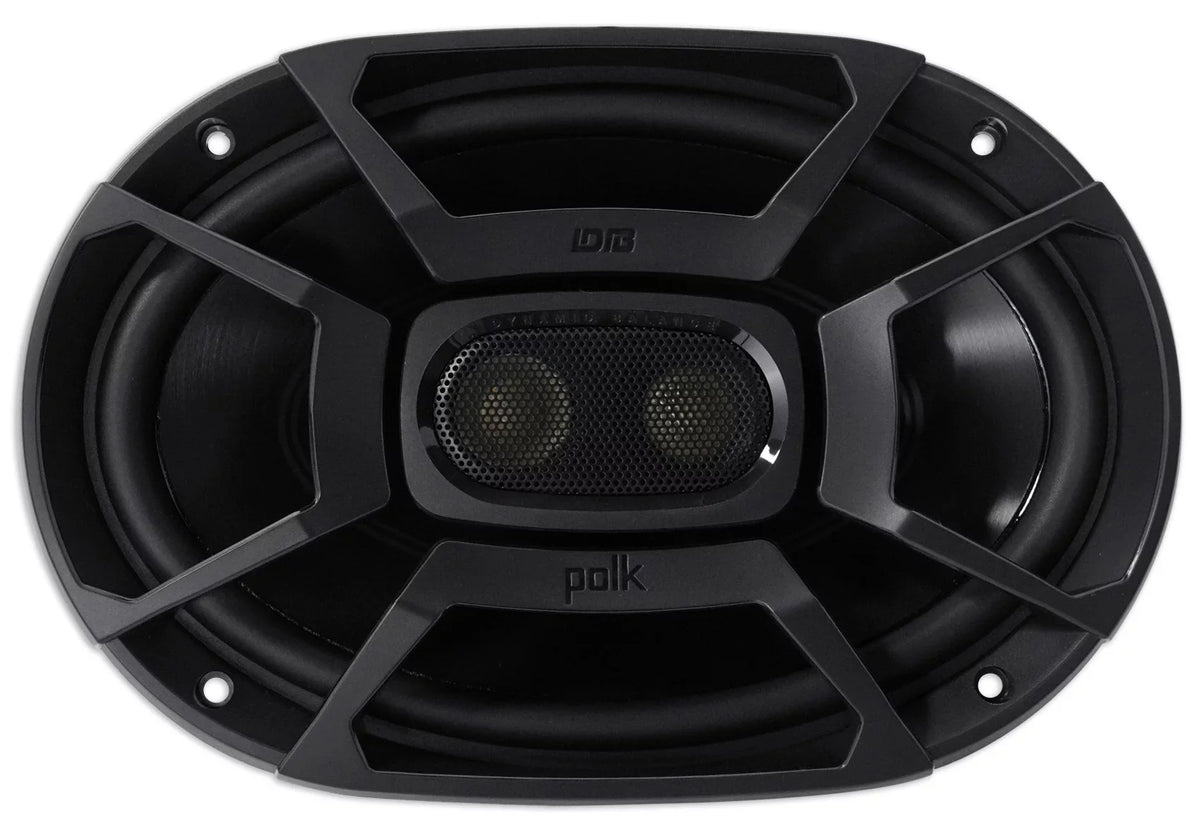 2) Polk Audio DB692 6X9" 450w Car Audio Marine/ATV/Motorcycle Speakers+Cyberbuds