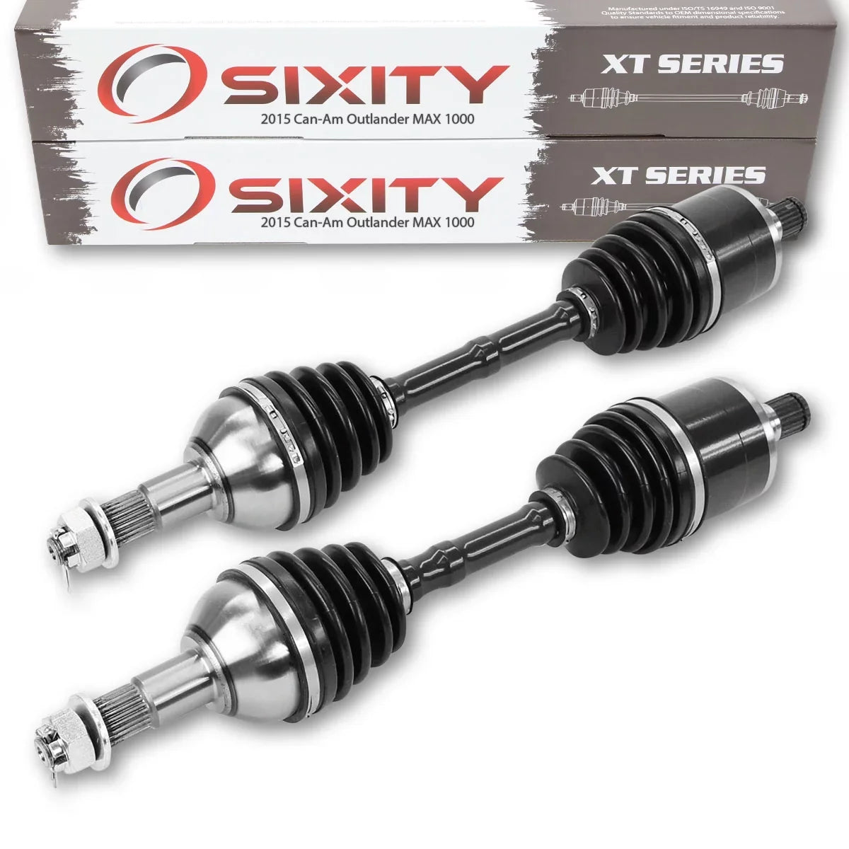 2 pc Sixity XT Rear Left Right Axle suitable with Can-Am Outlander MAX 1000 2015 - EFI STD LTD 4X4