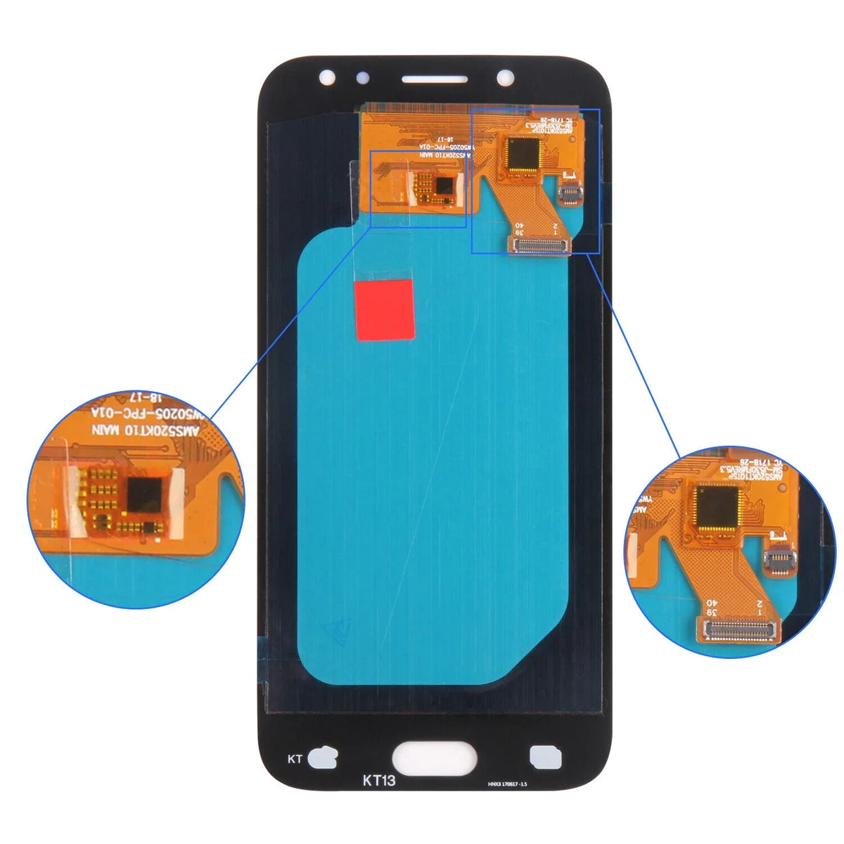 Screen Replacement For  Galaxy J5 Pro 2017 J530 LCD Display Touch Digitizer Assembly Repair Parts(Pink)