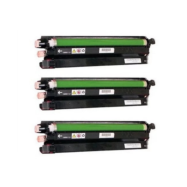 PrinterDash Replacement for Phaser 6600/VersaLink C400/C405/WorkCentre 6605/6655 Series Black Drum Unit (3/PK-60000 Page Yield) (108R01121K_3PK)
