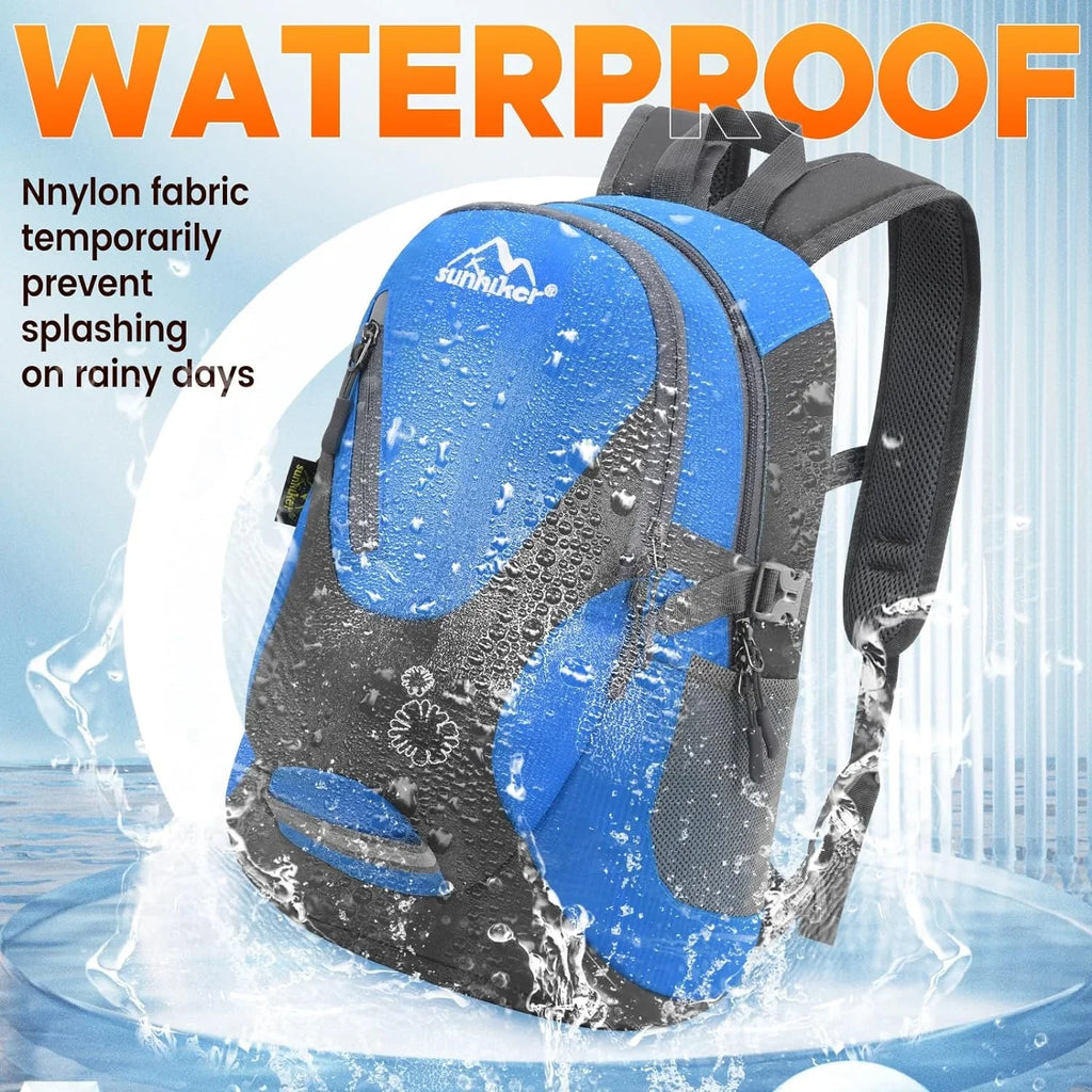 sunhiker Cycling Hiking Backpack moisture protected Travel Backpack Lightweight SMALL Daypack M0714 Small Blue