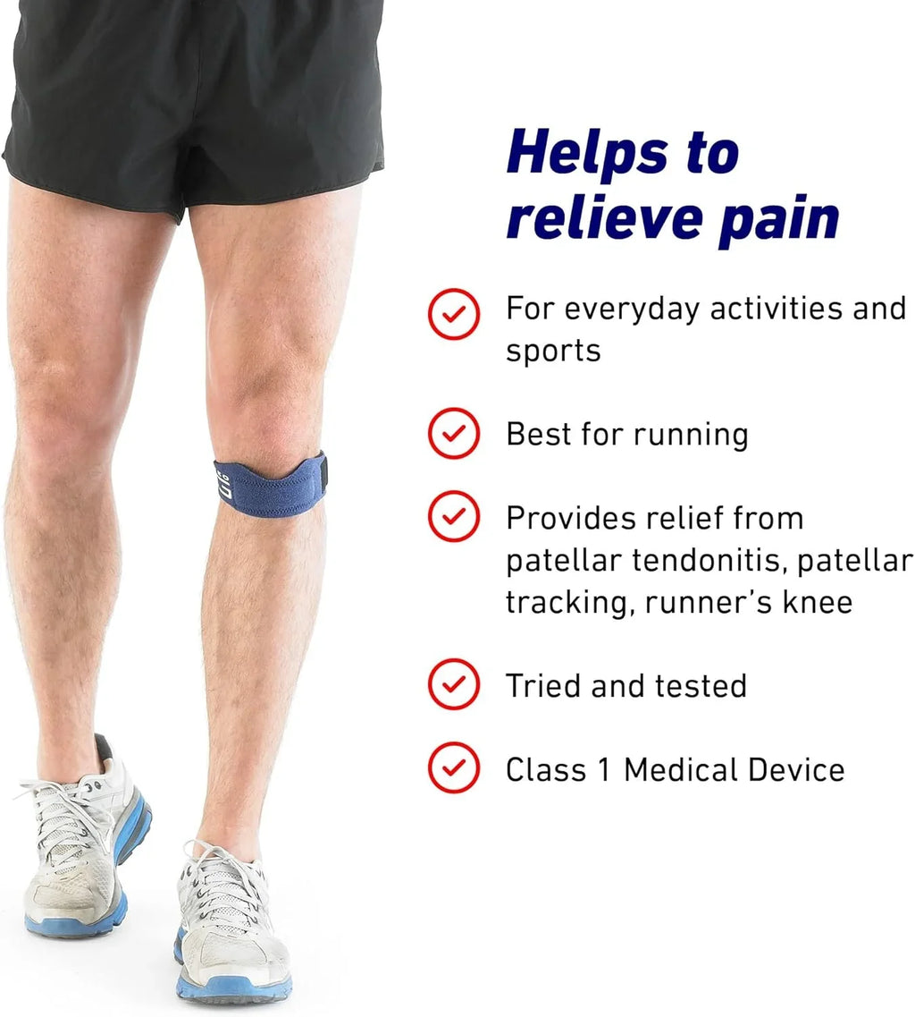 Neo G Patella Tendon Knee Strap – Knee Bands for Working Out, Running, Walking, Hiking, Jumpers Knee, Tendonitis, Crossfit, Gym, Patellar Tracking