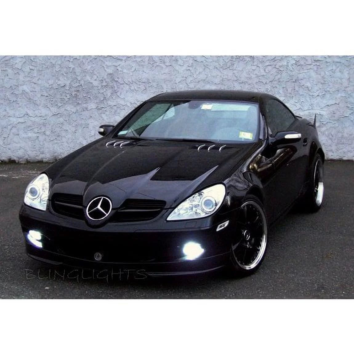 For 2005 2006 2007 2008 2009 Mercedes R171 SLK 280 LED Foglamps Fog Lamps Driving SLK280 Lights Kit
