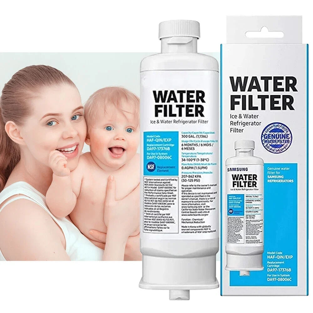 4 Pack Replacement For DA97-17376B HAF-QIN Refrigerator liquid Filter