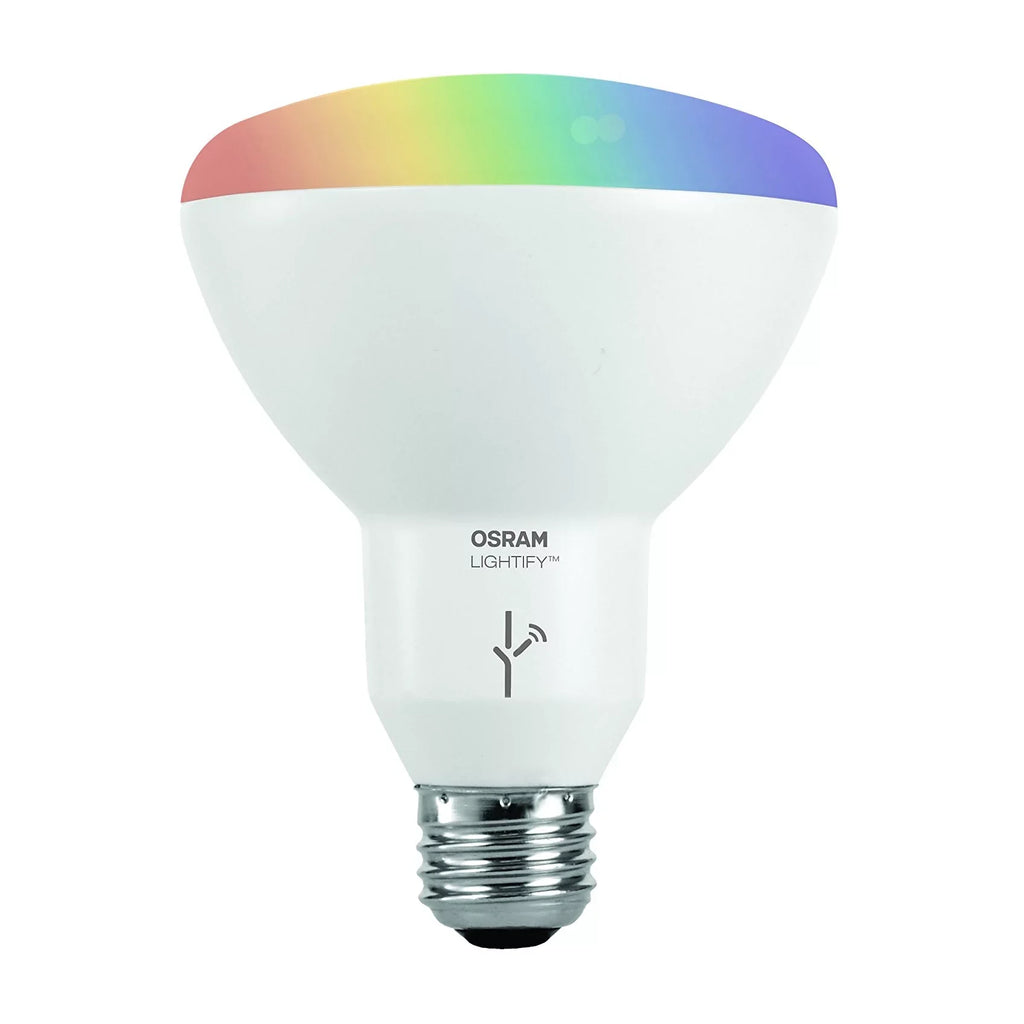Sylvania SMART+ ZigBee 65W Equivalent Full Color BR30 High CRI LED Light Bulb, 2-count