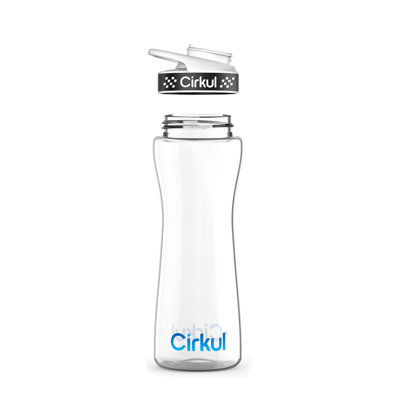 22oz. Plastic Bottle & Comfort Grip Lid AJVD94
